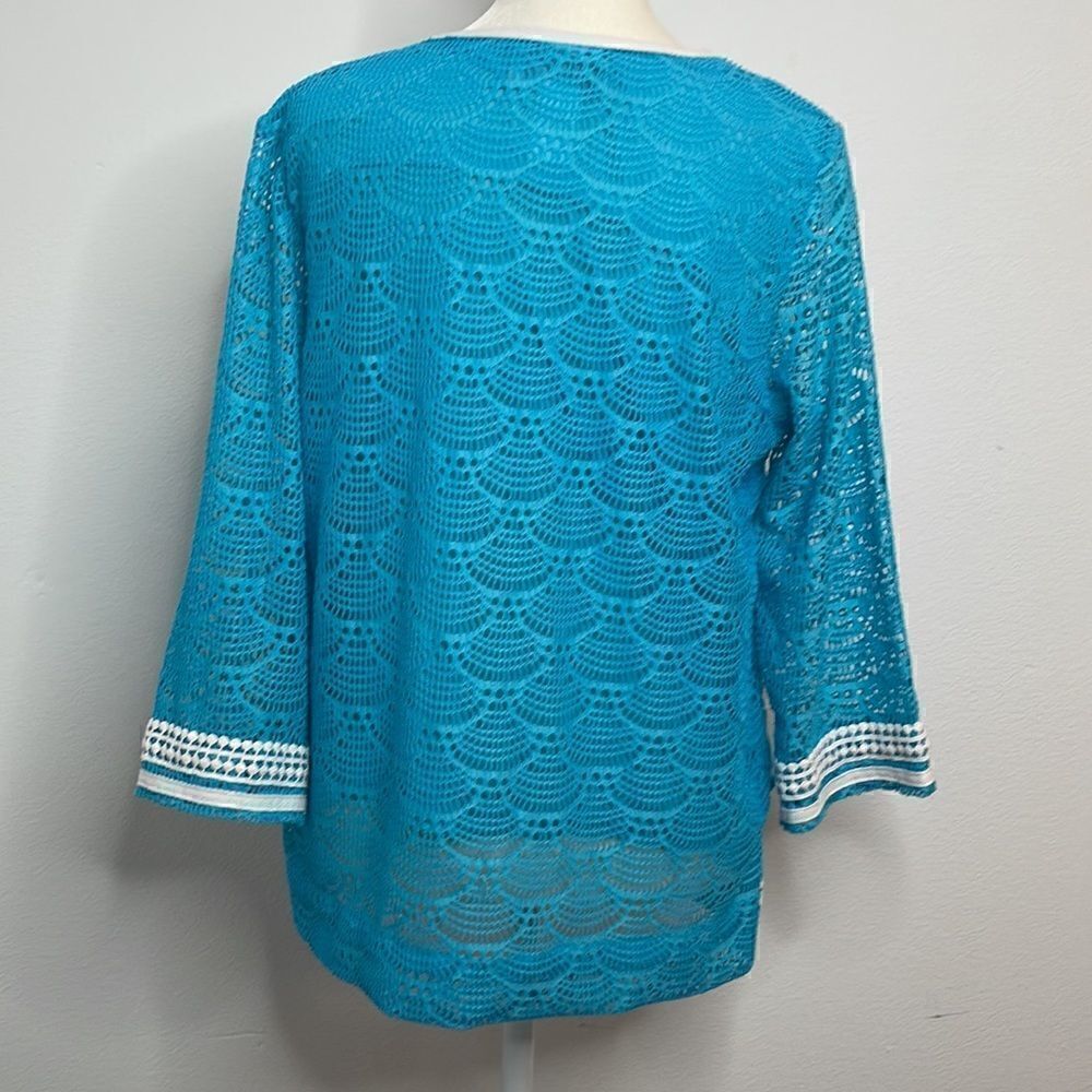 Alfred Dunner shell shirt. Size Petite small. - Picture 3 of 5